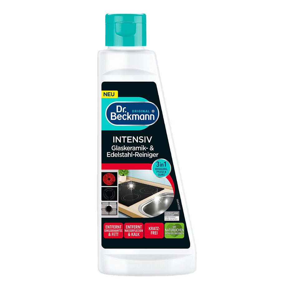 Dr. Beckmann Glaskeramik/Edelstahl-Reiniger Intensiv 250ml
