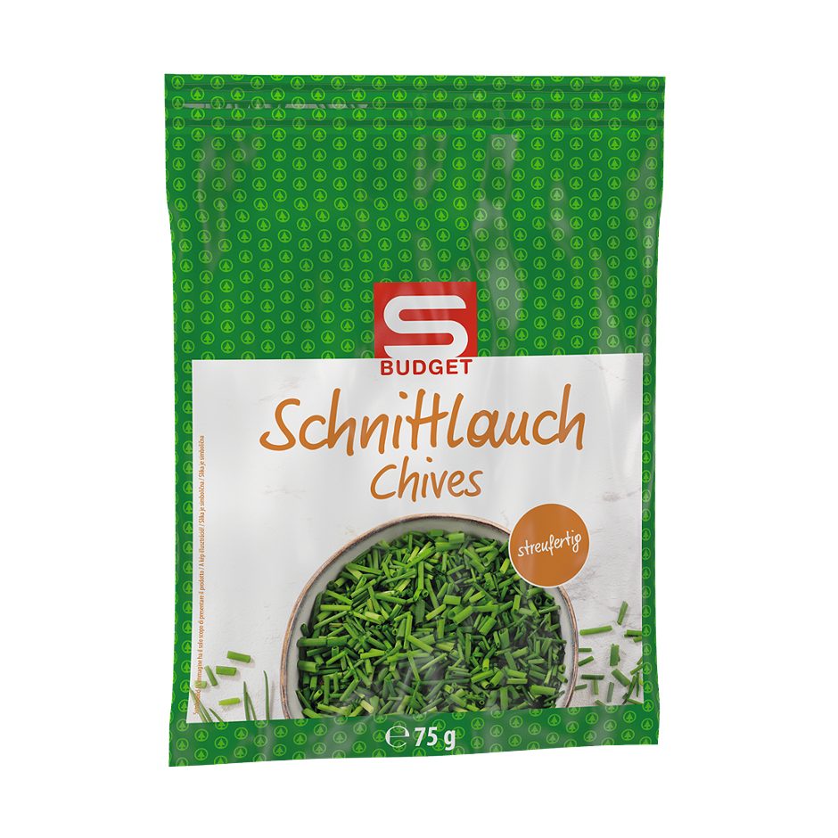 S-BUDGET Schnittlauch tiefgekühlt, geschnitten 75 G