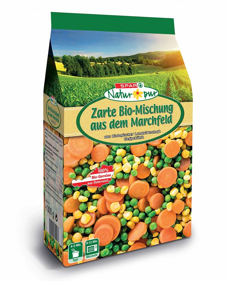 SPAR Natur*pur Zarte Bio-Mischung aus dem Marchfeld 300 G
