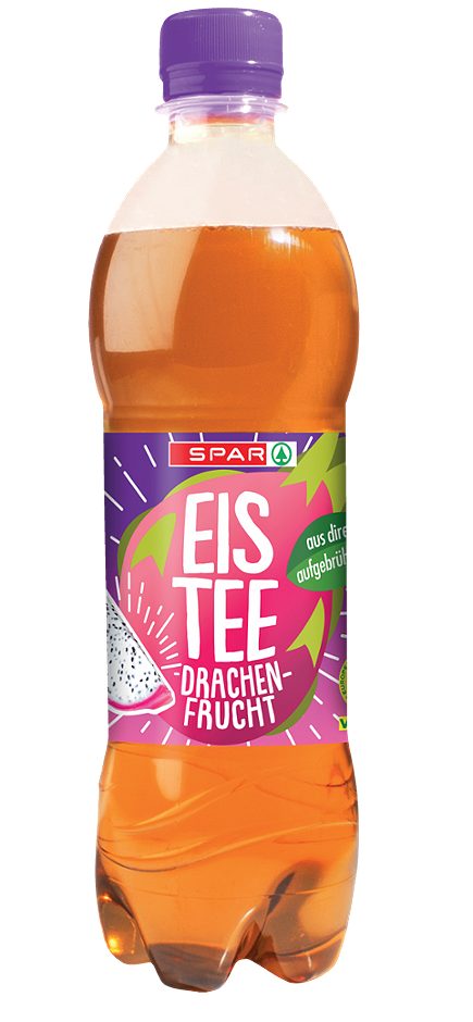 SPAR Eistee Drachenfrucht 0,5 L EINWEG mit Pfand