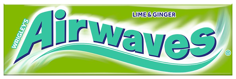Wrigley Airwaves Lime & Ginger 10 Dragees 14 G