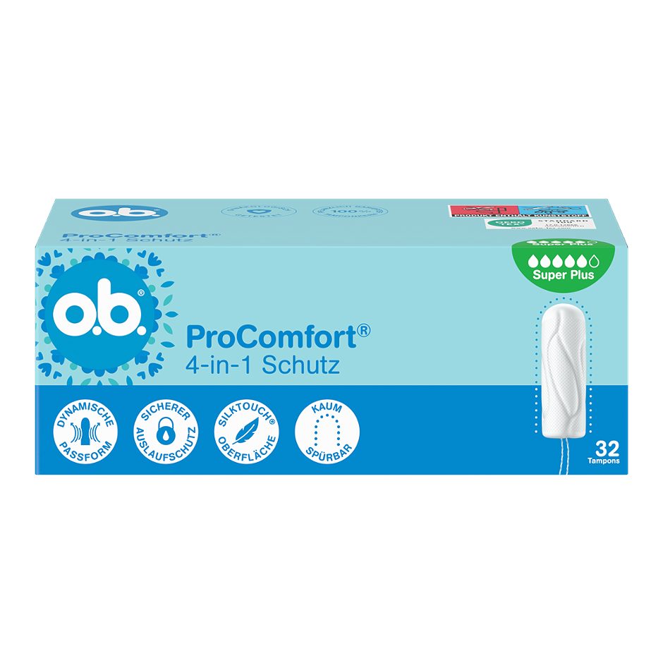 o.b. Pro Comfort Tampons Super Plus 32 Stück
