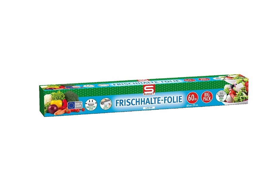 S-BUDGET Frischhaltefolie 60 m