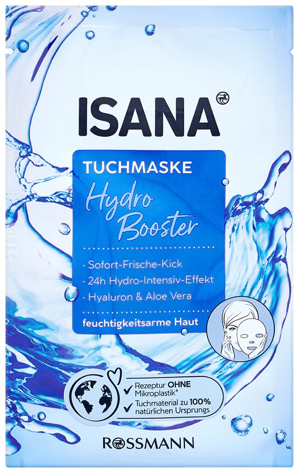 Isana Tuchmaske Hydro Booster 1 Stück