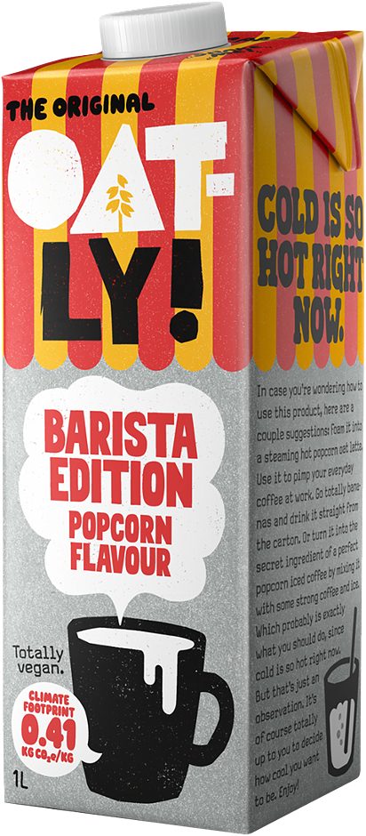 OATLY Haferdrink Barista Popcorn 1 L EINWEG ohne Pfand