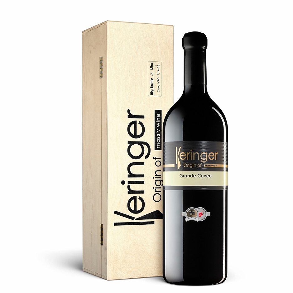 Keringer Grande Cuvée Doppelmagnum Holzkiste 2021 3 L
