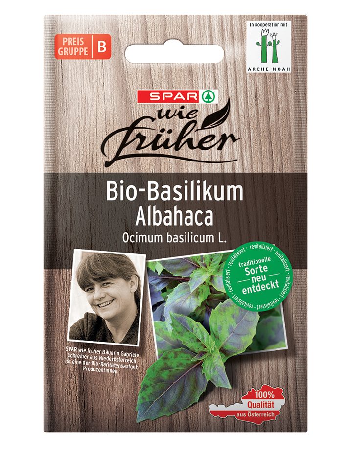 SPAR wie früher Saatgut Bio-Basilikum Albahaca