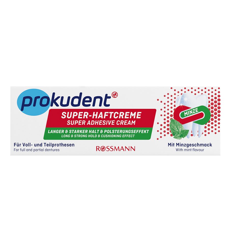 Prokudent Super-Haftcreme Minze 40g