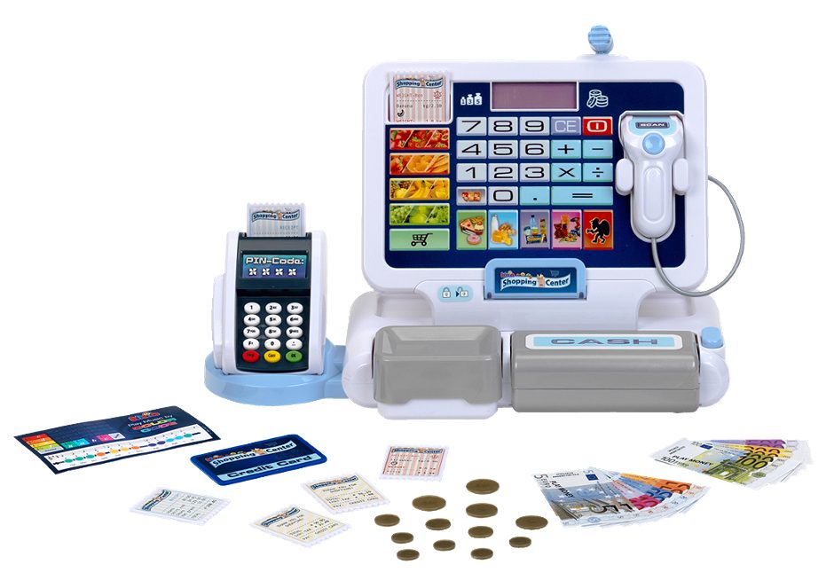 Kasse elektrisch mit Tablet