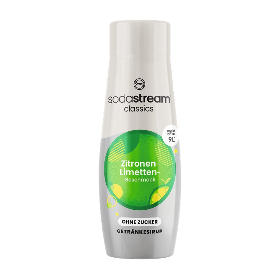 Sodastream Sirup Zitronen- Limetten-Geschmack ohne Zucker 440 ML EINWEG ohne Pfand