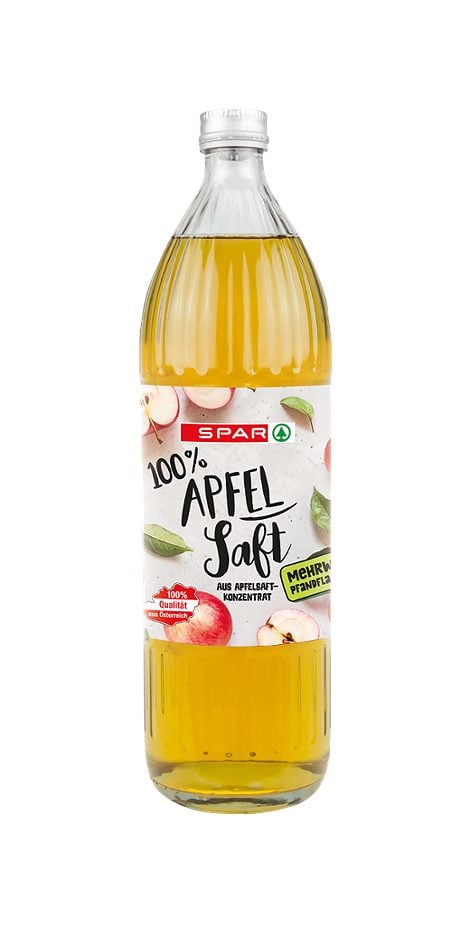 SPAR 100% Apfelsaft 1 L MEHRWEG