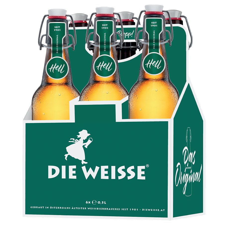 Die Weisse Hell Naturtrüb 6x0,5l 3.000 ML MEHRWEG