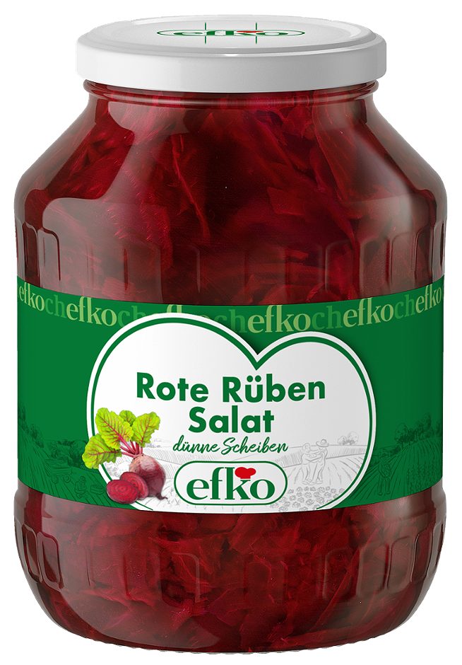 Efko Rote Rüben Salat in Scheiben 1,55 KG