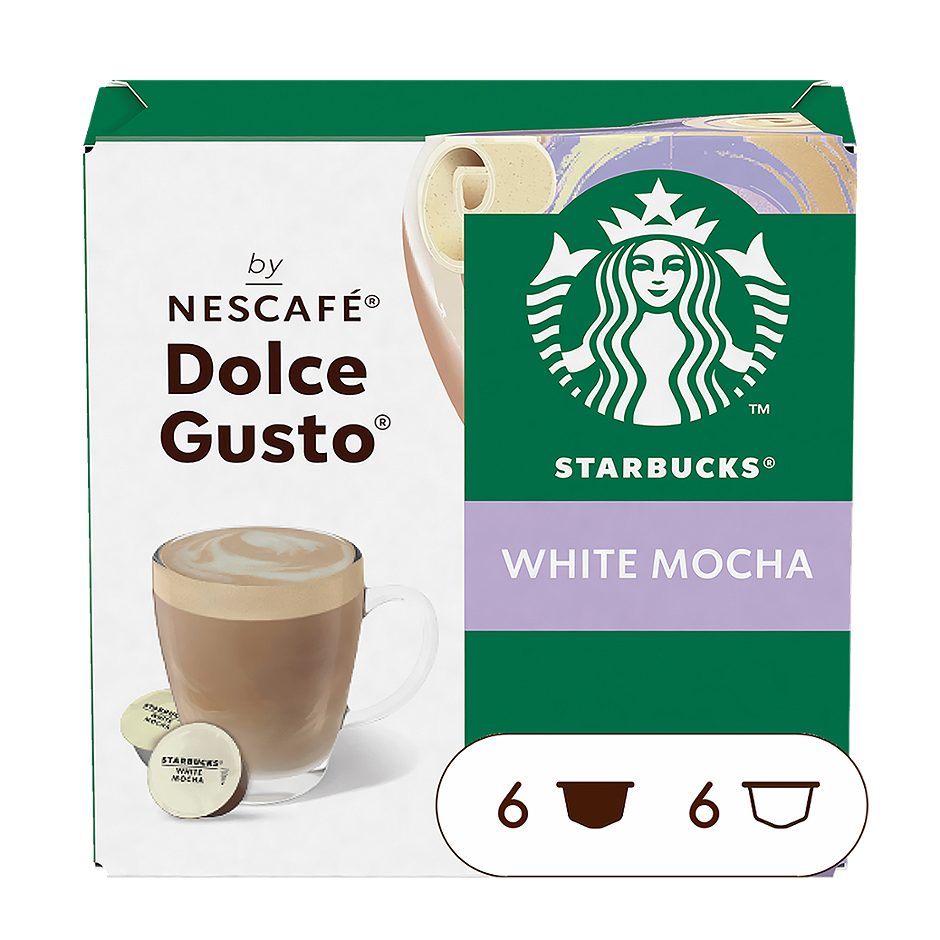 Starbucks by Nescafe Dolce Gusto White Mocha 6+6 Kapseln 12 STK