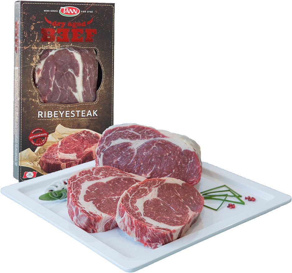 TANN Dry Aged Ribeye-Steak 21 Tage gereift per Pkg. 1 KG