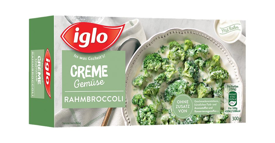 Iglo Gemüse à la Crème Rahm-Broccoli 300 G