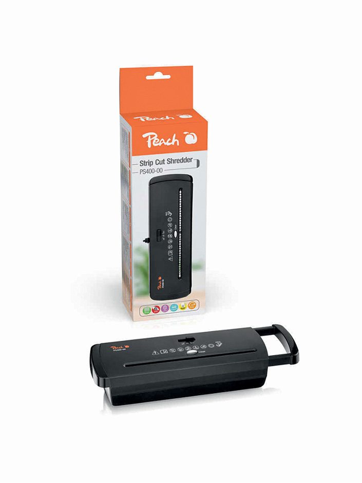 Peach Aktenvernichter Streifenschnitt PS400-00