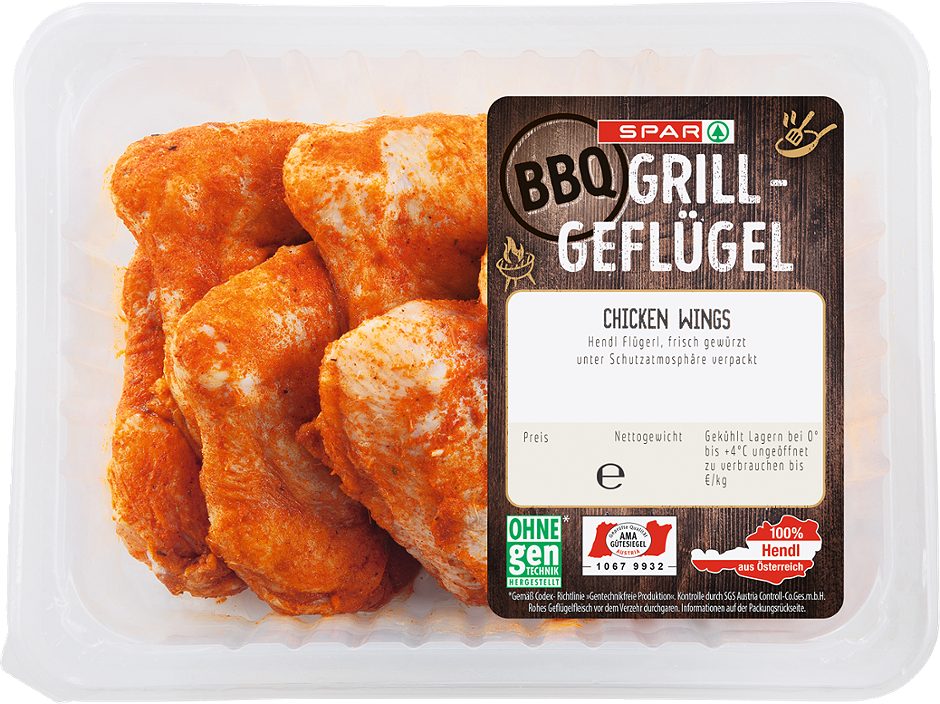 SPAR BBQ Chicken Wings 500 G