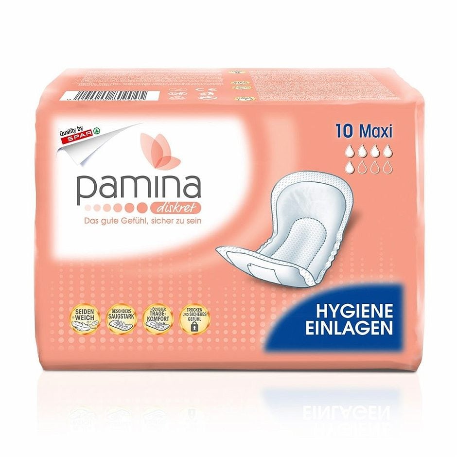 pamina diskret Hygiene-Einlage Maxi 10 Stück