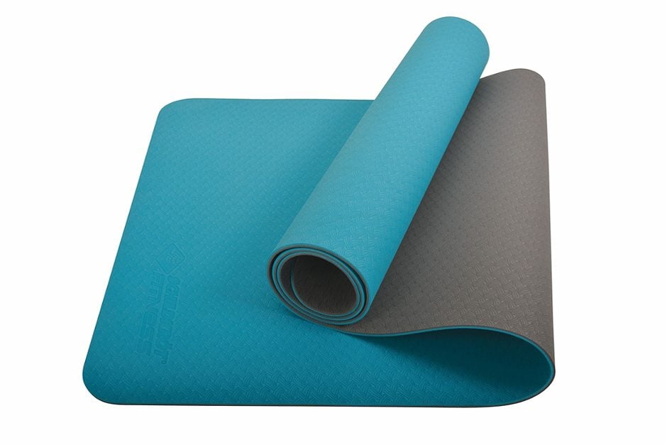 Schildkröt Fitness Yogamatte 4mm petrol/anthrazit