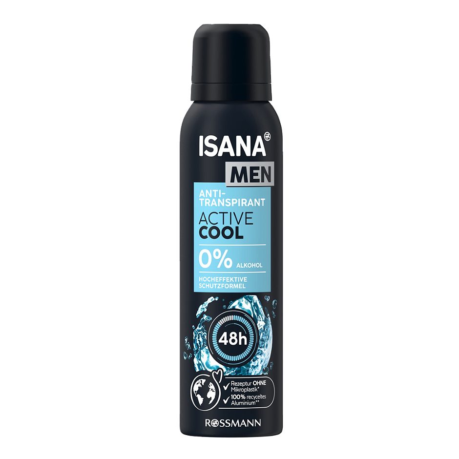 Isana Men Deospray Active Cool 150ml