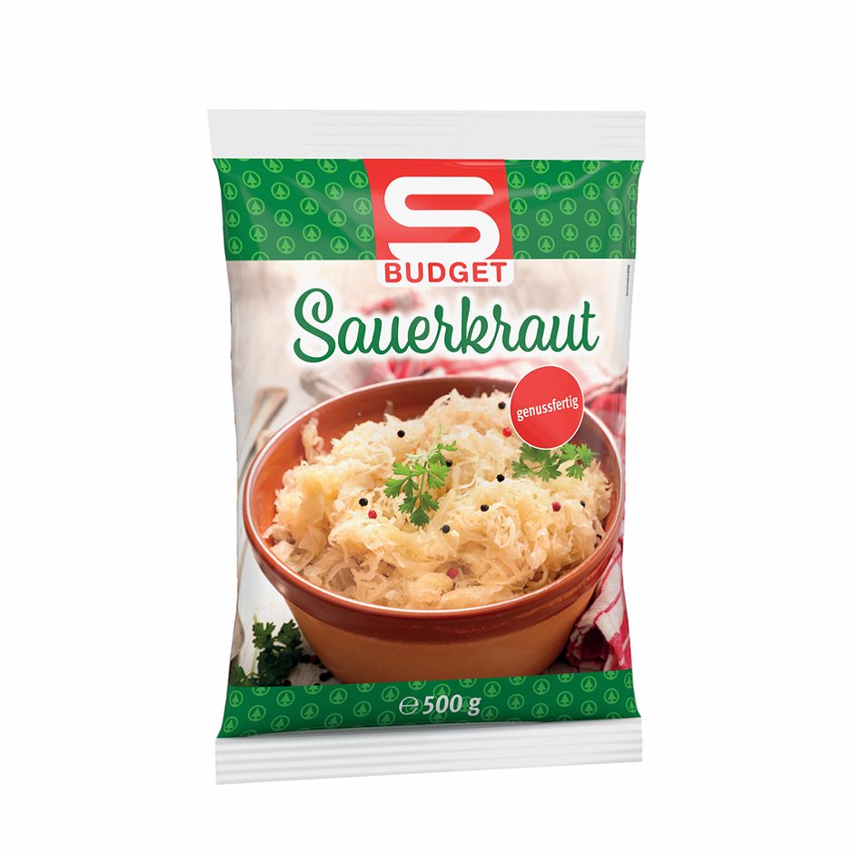 S-BUDGET Sauerkraut 500 G