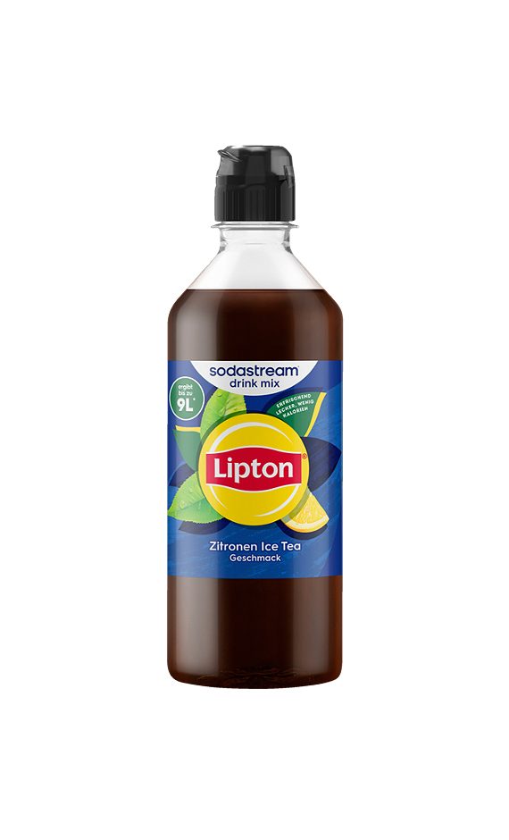 Sodastream Sirup Lipton Zitrone Ice Tea Geschmack 440 ML EINWEG ohne Pfand