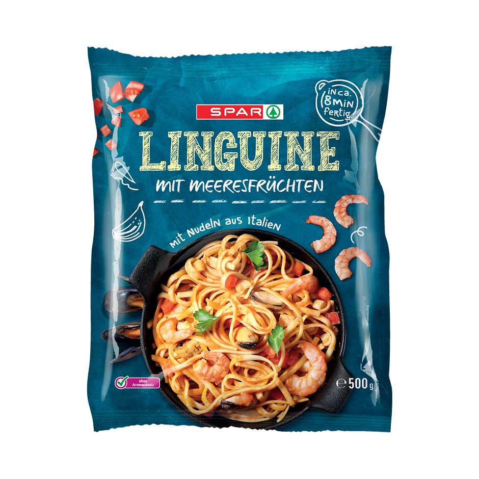 SPAR Streetfood Style Linguine mit Meeresfrüchten 500 G