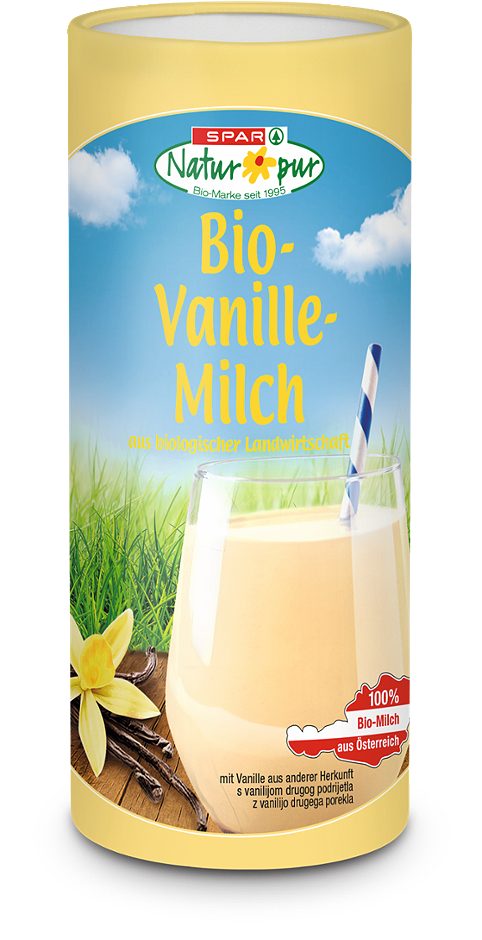 SPAR Natur*pur Bio-Vanille-Milch 235 ML EINWEG ohne Pfand