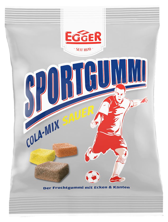 Egger Sportgummi Cola-Mix sauer 175 G