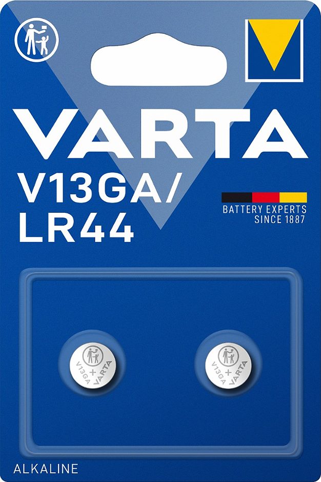 Varta Knopfzelle V13GA/LR44 2 Stück