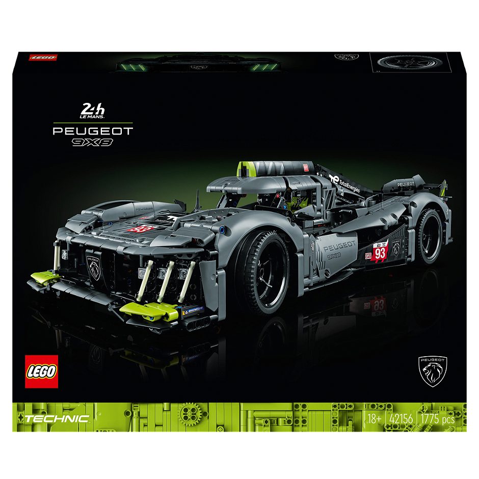 LEGO Technic PEUGEOT 9X8 24H Le Mans Hybrid Hypercar 42156