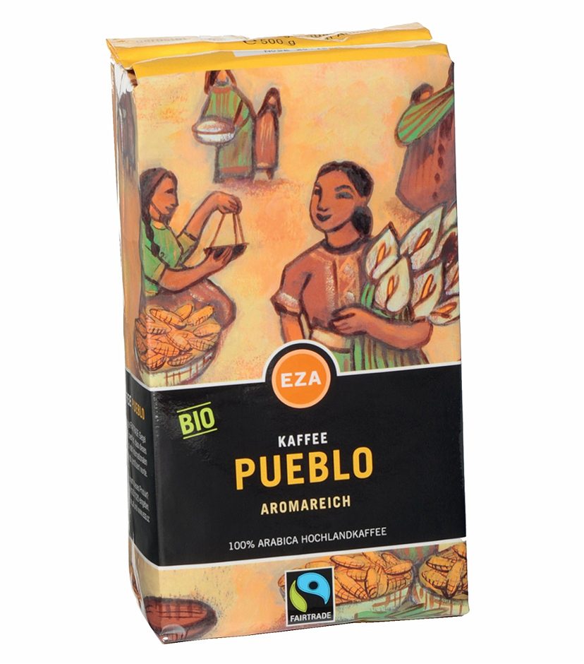 EZA Bio-Kaffee Pueblo gemahlen 500G 500 G