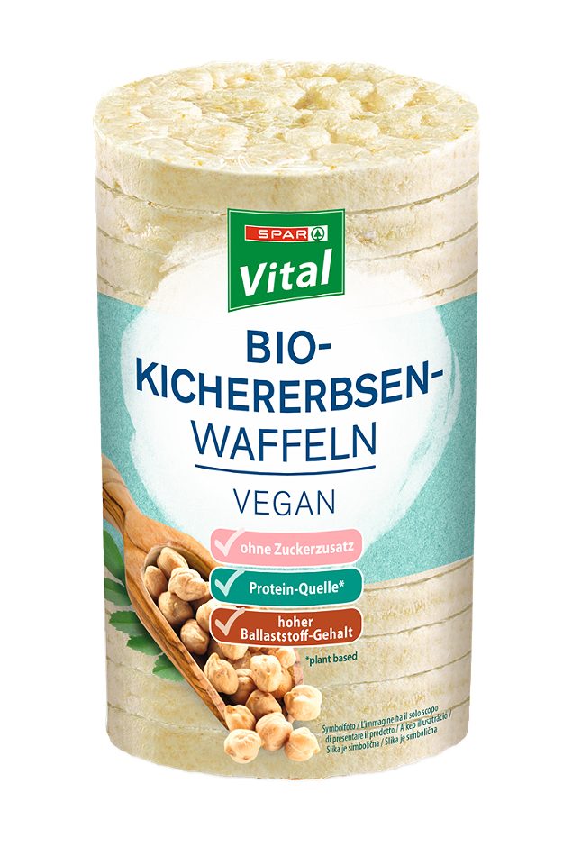 SPAR Vital Bio-Kichererbsen-Waffeln vegan 100 G