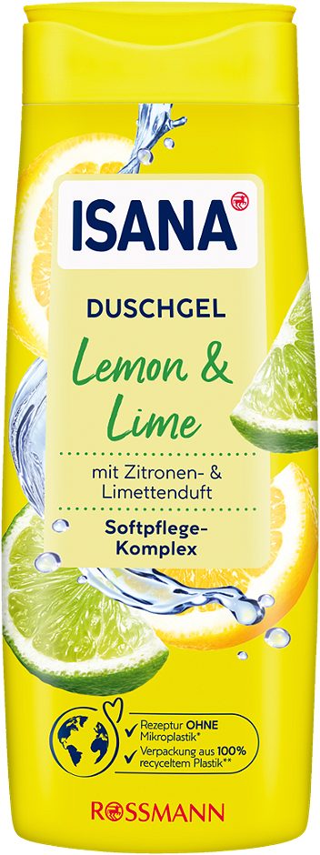 Isana Duschgel Lemon & Lime 300ml