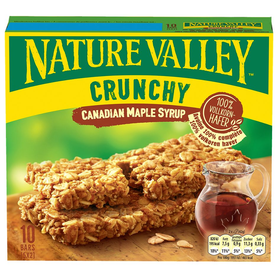Nature Valley Crunchy Müsliriegel Kanadischer Ahornsirup 5x42g 210 G