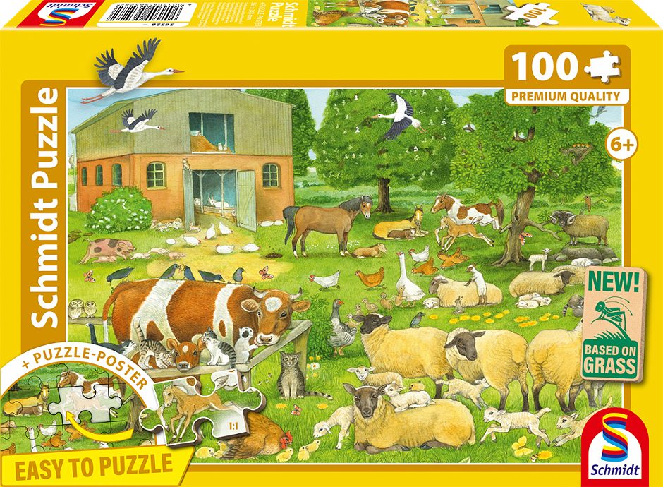 Schmidt Spiele Kinder Gras Puzzle 41781