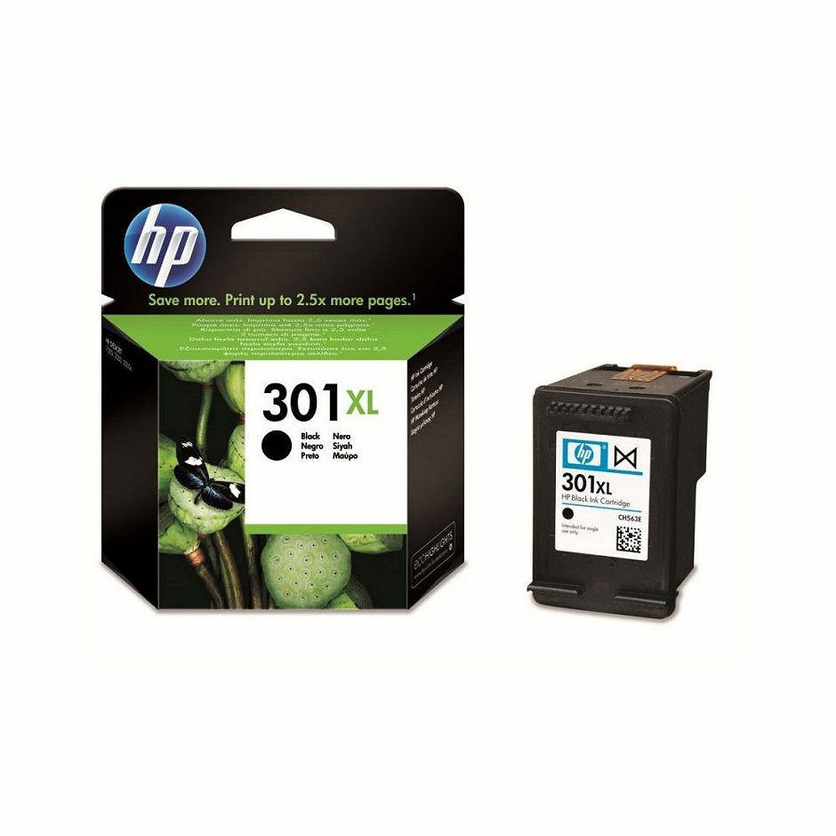 HP Druckerpatrone 301-BK XL 8 ML