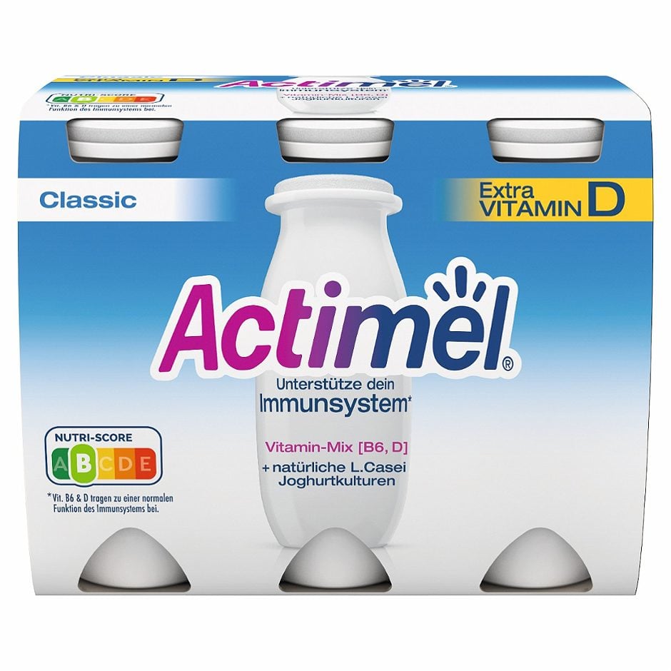 Danone Actimel Classic 6x100g 600 G EINWEG ohne Pfand