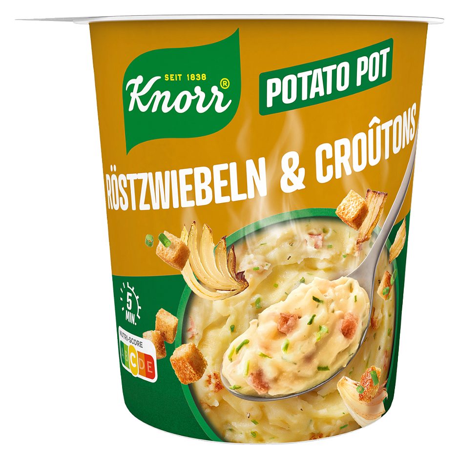 Knorr Kartoffel Snack Röstzwiebel & Croûtons 53g