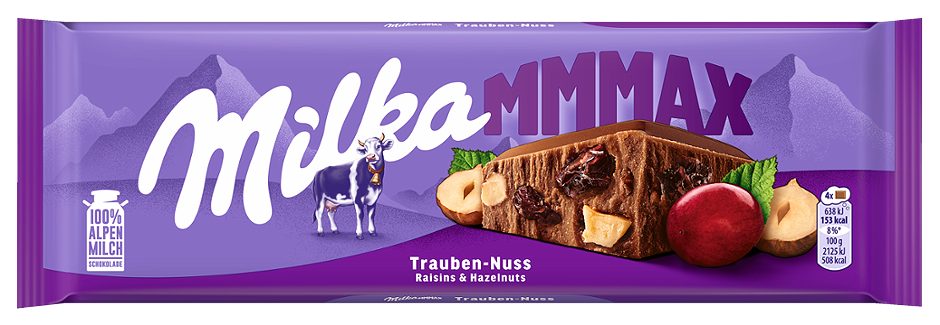Milka Alpenmilch Schokolade Traube Nuss 270 G