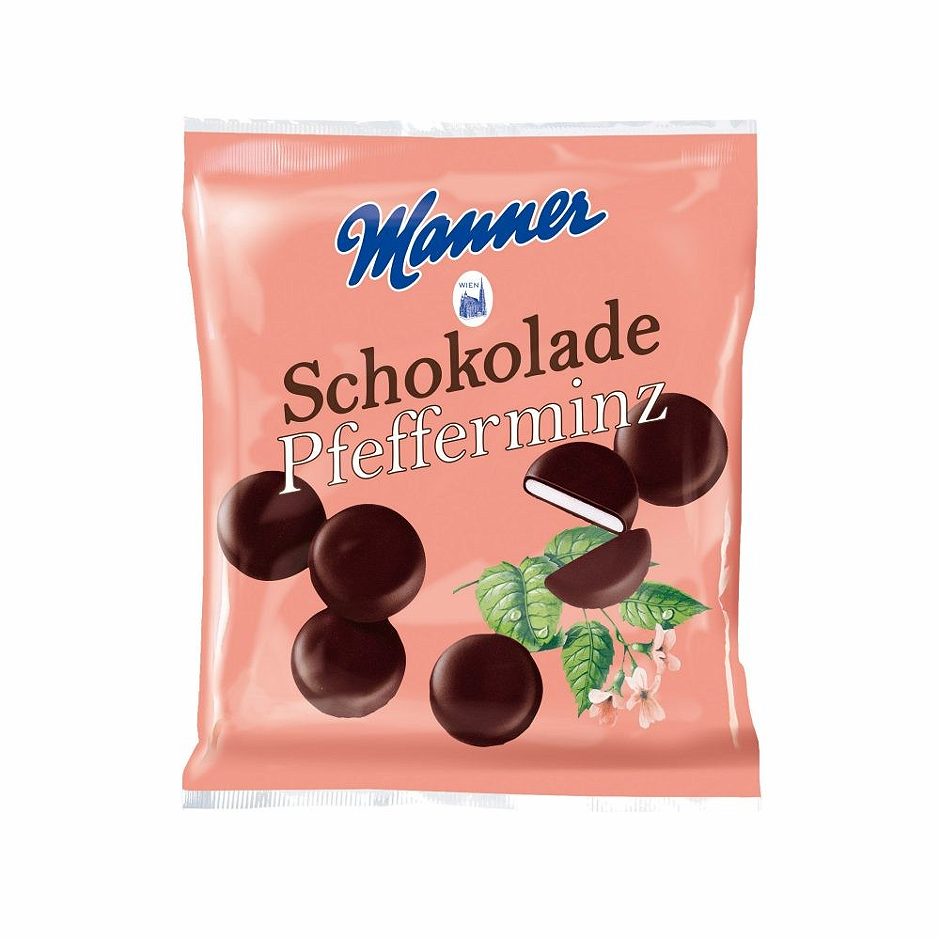 Manner Schokolade Pfefferminz 150 G