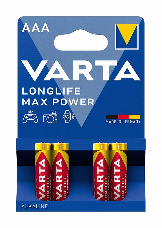 Varta Longlife Max Power AAA 4 Stück