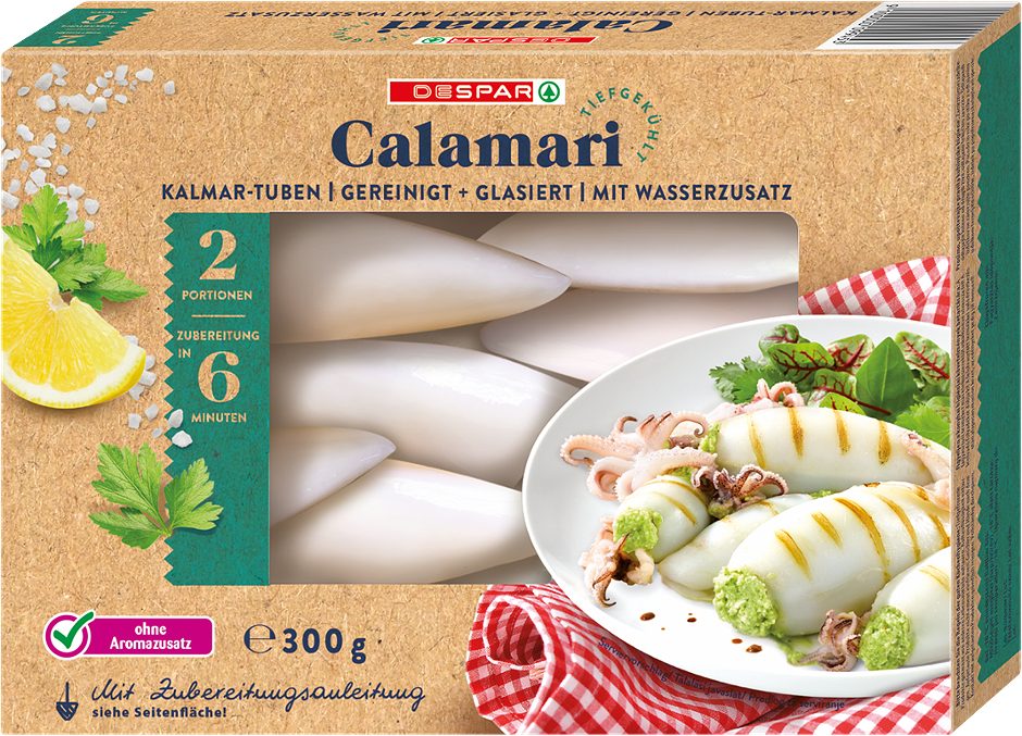 DESPAR Calamari tiefgekühlt 300 G