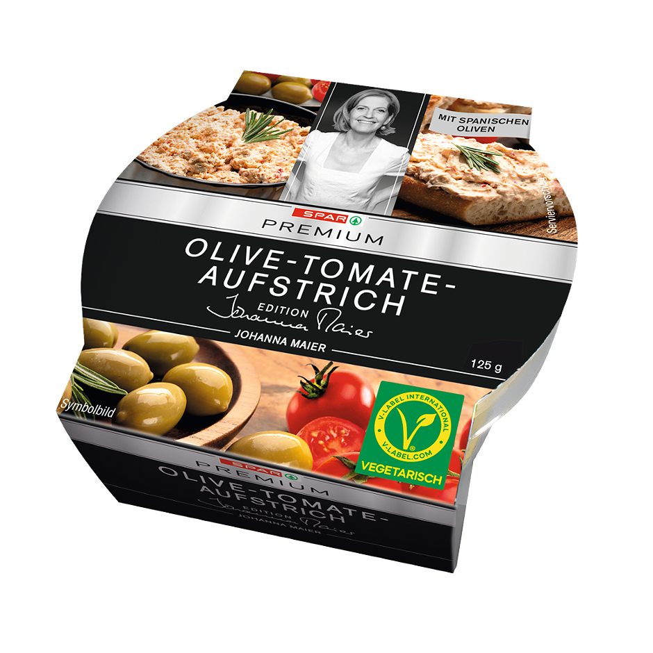 SPAR PREMIUM Edition Johanna Maier Olive-Tomate-Aufstrich 125 G