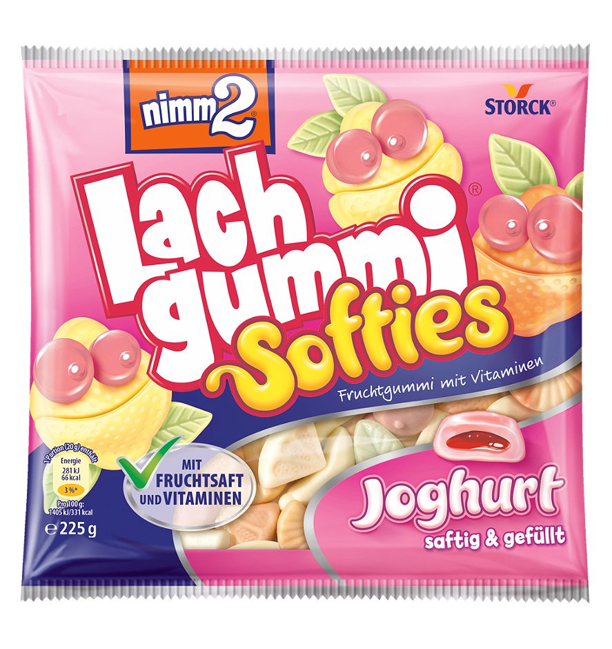Storck nimm2 Lachgummi Softies Joghurt 225 G