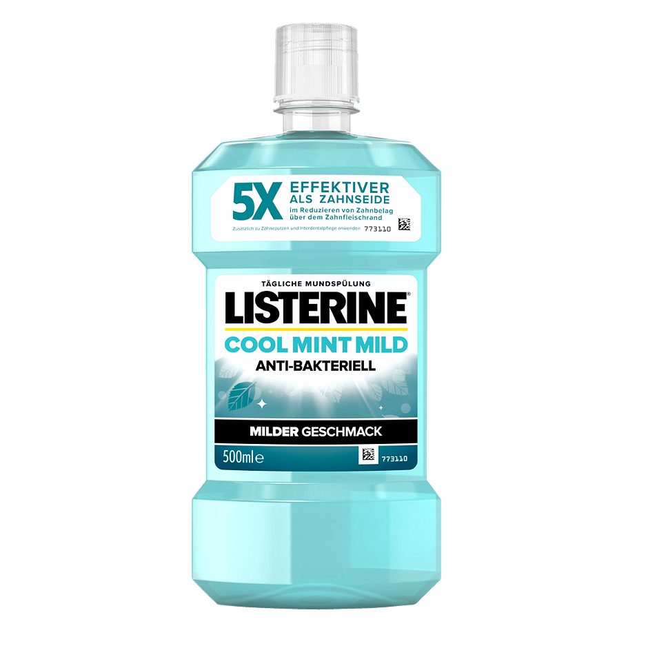 Listerine Mundspülung Cool Mint Mild/Anti-bakteriell 500ml