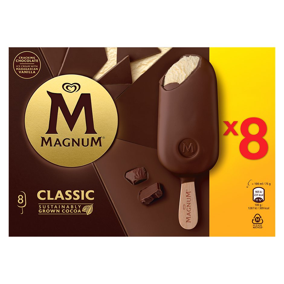 Magnum Classic 8 Stück 0,8 L