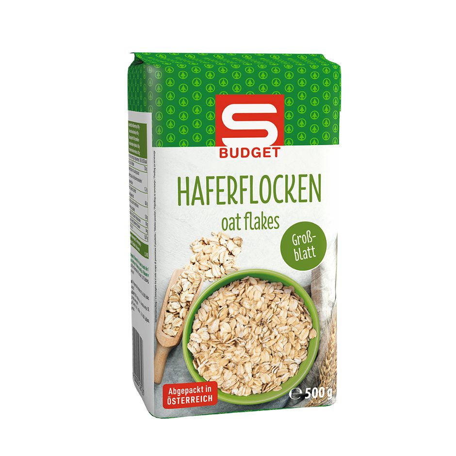 S-BUDGET Haferflocken Großblatt 500 G
