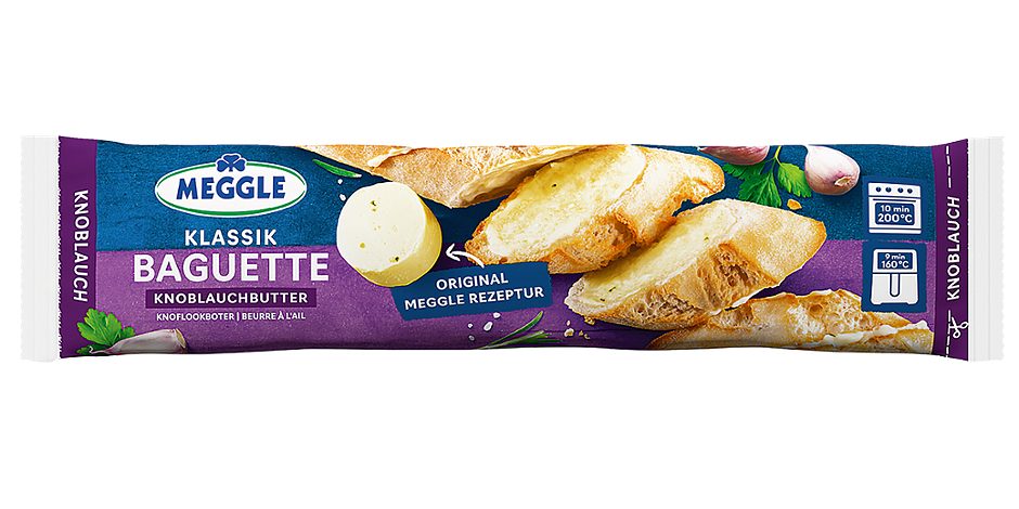 Meggle Baguette Knoblauchbutter 160 G
